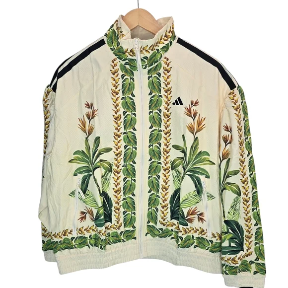 Adidas Tropical Breeze Jacket Farm Rio Cream Colour Size M - Picture 15 of 16